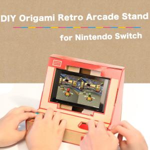 Nintendo Switch DIY 折り紙 アーケード スタンド ブラケット ファミコンカラー｜synergy2