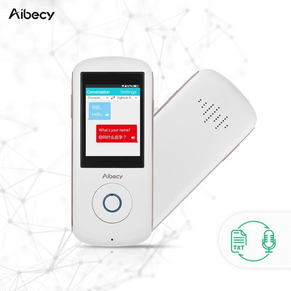 Aibecy リアルタイム スマート 35言語翻訳機 Wi-Fi クラウド 4G/4G SIMカード...