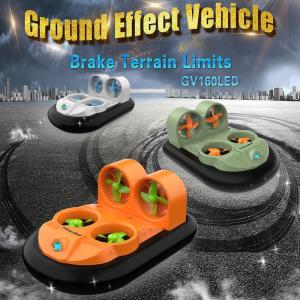 2.4GHz ラジコンボート 高速ホバークラフト 水陸両用 LEDライトつき