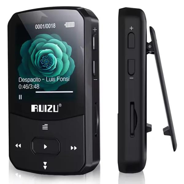 Ruizu X52 MP3 MP4 クリップスタイル Bluetooth 音楽・動画プレーヤー 8G...
