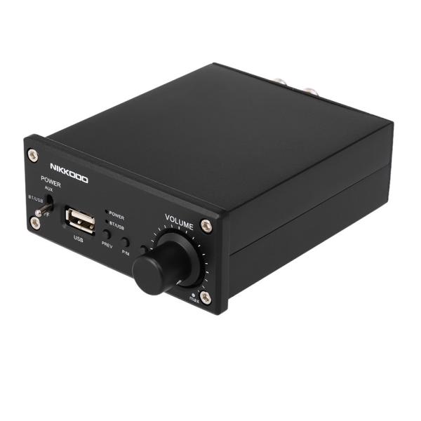 Bluetooth 4.0 Hi-Fi デジタルオーディオ パワー・アンプ 50W + 50W デュ...
