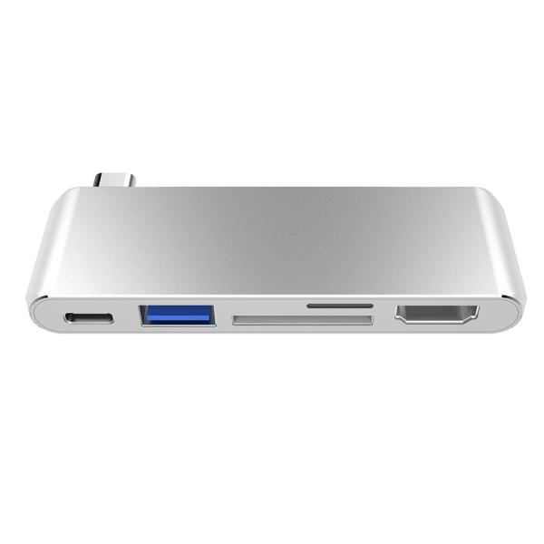 USB Type-Cハブ 多機能 USB 3.0 HDMIポート microSD SDカードリーダー...