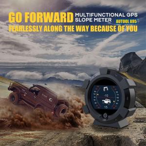 SUV RV オフロード車対応 スマート GPS スピードメーター デジタル 勾配レベルメーター｜synergy2