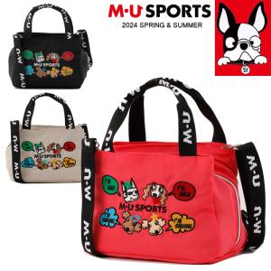 2024年 春夏新作 MU SPORTS MUスポーツ ゴルフ 保冷機能付き カートバッグ カートポーチ ラウンドポーチ  レディース  MU24SS