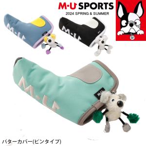 2024年 春夏新作 MU SPORTS MUスポーツ ヘッドカバー パターカバー ピンタイプ レディース  MU24SS｜synergyselect