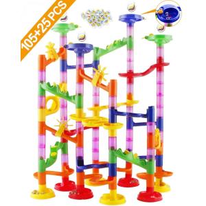 ビーズコースター 知育玩具 スロープ ルーピング セット DIY 立体 ビー玉転がし 男の子 女の子 誕生日 プレゼント 送料無料