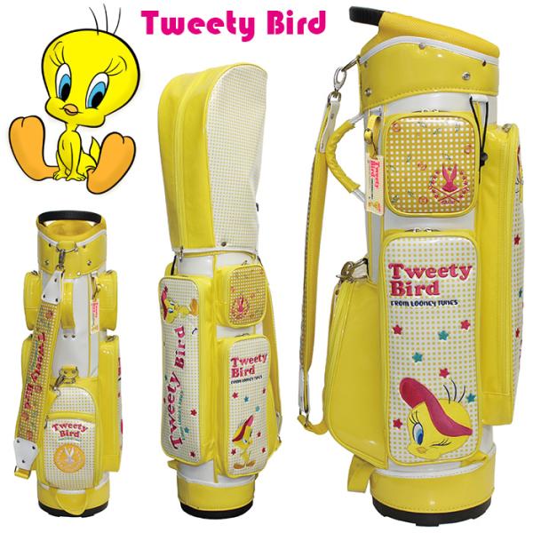 Tweety Bird トゥイーティー バード 8.5型 ゴルフバッグ レディース キャディバッグ