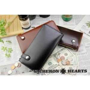 長財布 メンズ レディース 送料無料 VACHERON HEARTS 本革 Ｌ型ファスナー仕様 長財布 LT-GS 11SP｜synergyselect