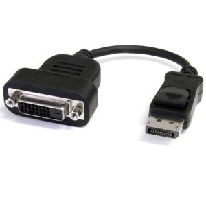 DisplayPort(オス)-DVI(メス)アクティブ変換アダプタ ディスプレイポート/ DP-DVI-D (25ピン) シングルリンク変換ケーブル 1920x1200 ブラック DP2DVIS｜シネックス ストア アウトレットモール