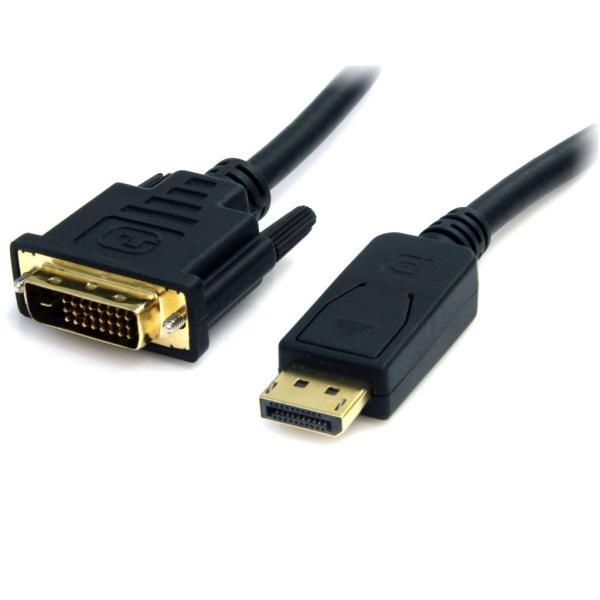 DisplayPort-DVI変換ケーブル 1.8m ディスプレイポート オス DVI-D (25ピ...