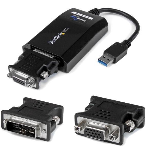 StarTech.com USBディスプレイアダプター/USB 3.0/USB Type-A-DVI...