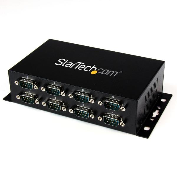 8ポート USB-RS232C変換ハブ USB2.0-シリアル (x 8) コンバータ/ 変換アダプ...