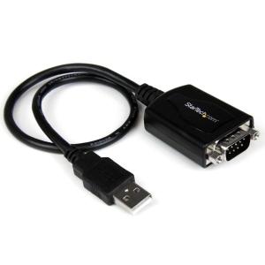 プロ仕様USB-RS232Cシリアル変換ケーブル 1x USB A オス-1x DB-9(D-Sub 9ピン) オス シリアルコンバータ/変換アダプタ COMポート番号保持機能 ICUSB2321X｜synnex-outlet