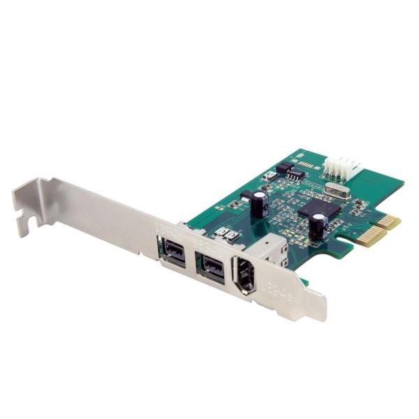 IEEE 1394a 1ポート / 1394b 2ポート増設PCI Expressカード 9ピンFi...