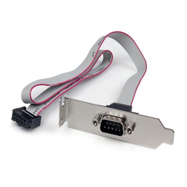 StarTech.com 40cm マザーボード接続用シリアルケーブル(ロープロファイル対応) スロ...