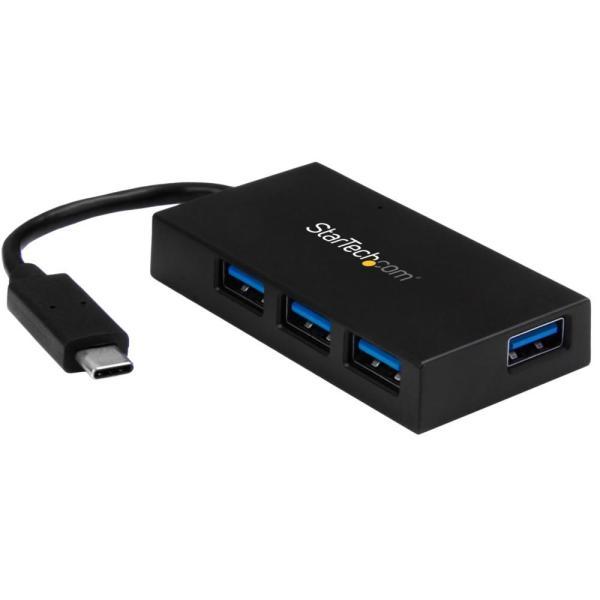 4ポート増設USB 3.0ハブ USB Type-C接続 USB-C - 4x USB-A USB急...