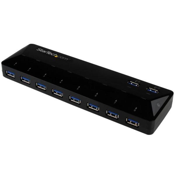 StarTech.com 10ポート USB 3.0ハブ 急速充電専用ポート搭載(2ポート x 1....
