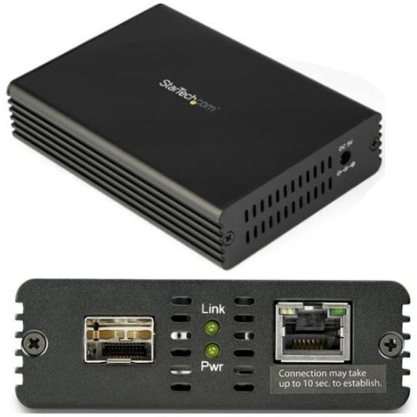 StarTech.com 光メディアコンバータ 10Gbps対応 オープンSFP+スロット搭載 LA...