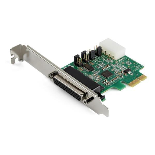 シリアル4ポート増設PCI Expressカード 4xRS232Cポート拡張PCIe接続ボード 16...