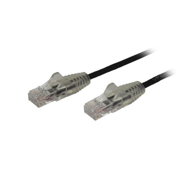 StarTech.com カテゴリ6 LANケーブル 2.5m Cat6極細ギガビットイーサネットケ...