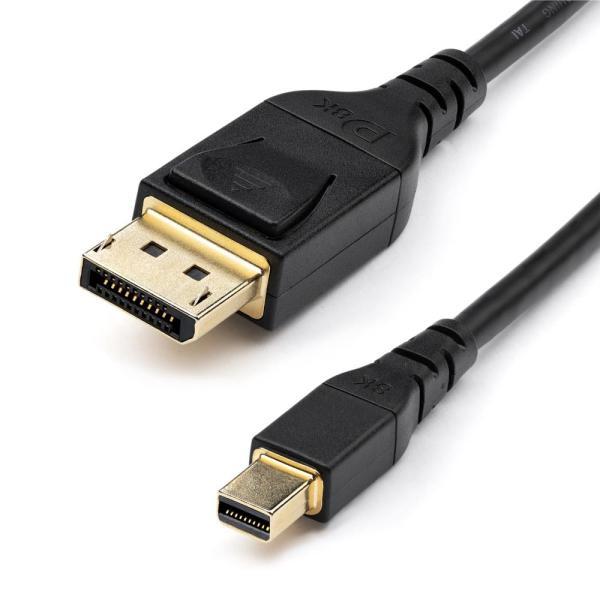 StarTech.com Mini DisplayPort-DisplayPort 1.4 ケーブル...