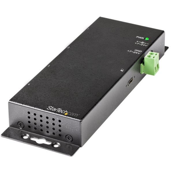 4ポートUSB-Cハブ 10Gbps／セルフパワー対応／サージ保護／産業用USB 3.1 Gen 2...