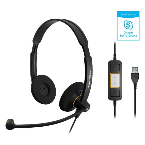 EPOS | SENNHEISER SC 60 USB ML USBヘッドセット USB-A接続 フ...