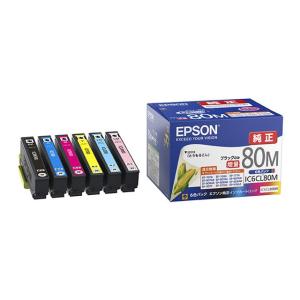 エプソン インクカートリッジ IC6CL80M(6色パック) IC6CL80M