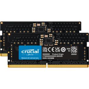 crucial ノートPC用増設メモリ 16GB(8GBx2枚)DDR5 4800MT/s(PC5-38400)CL40 SODIMM 262pin CT2K8G48C40S5｜synnex