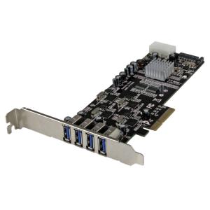 【未使用】StarTech.com USB 3.0 4ポート増設PCIeカード 4 Port USB 3.0 PCIe Card w/ 4 Dedicated 5Gbps Channels (USB
