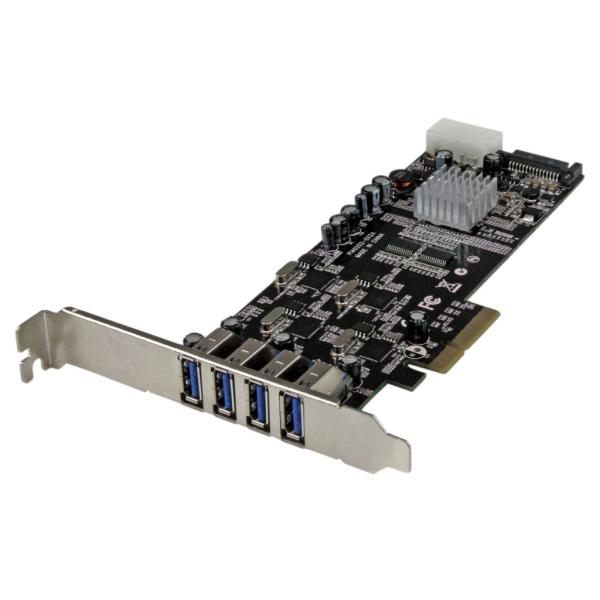 StarTech.com SuperSpeed USB 3.0 4ポート増設PCI Express/...