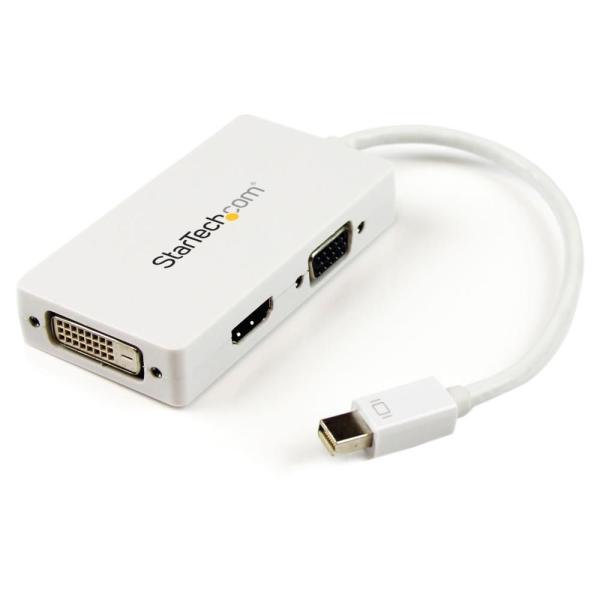StarTech.com Mini DisplayPort接続トラベルA/Vアダプタ 3イン1 ミニ...