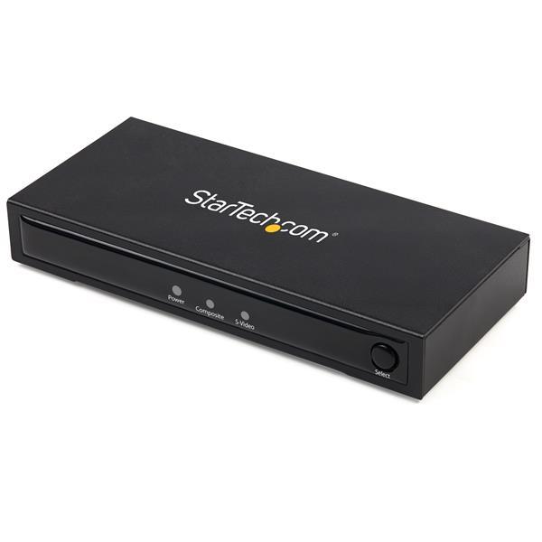 StarTech.com RCAコンポジット/S端子-HDMI 変換アダプタコンバータ オーディオ出...
