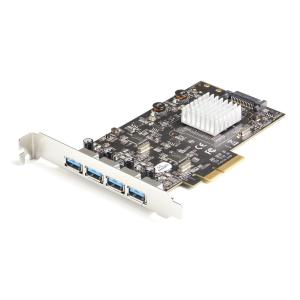StarTech.com 4ポートUSB-A増設PCI Expressインターフェースカード 標準プ...