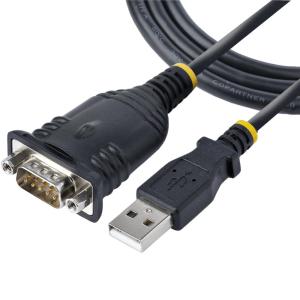 MCB-01 DDC RS-232C接続 日本製 RS-232C ストレートケーブル 1m ブラック D-Sub 9ピン(オス) - D-Sub 9
