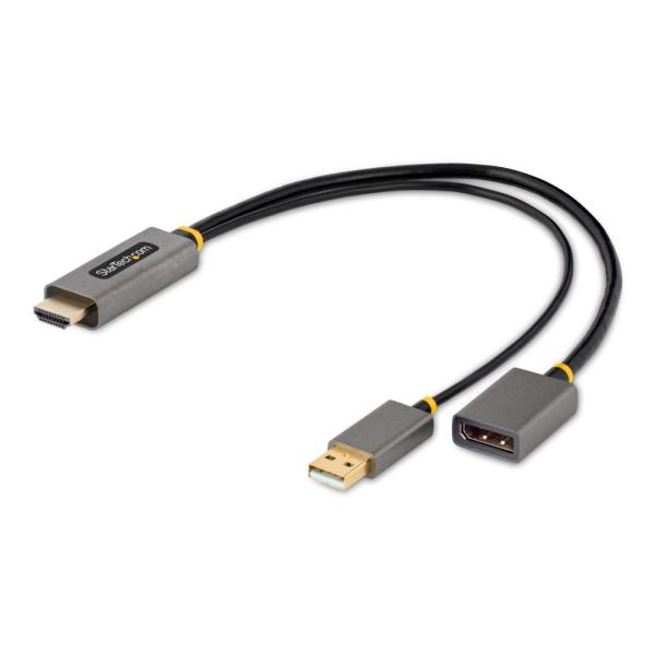 StarTech.com Ltd. ディスプレイ変換ケーブル/HDMI 2.0-DisplayPor...