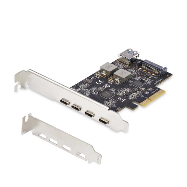 StarTech.com PCI Express拡張カード/PCIe 3.0 x4/4x USB-C...