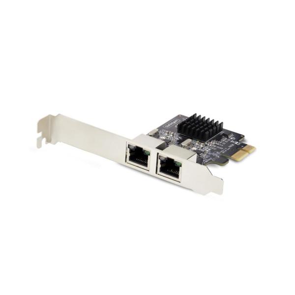 StarTech.com ネットワークアダプターカード/PCI Express x1/2ポート/Re...