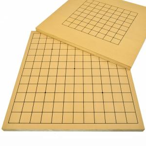 囲碁盤 入門に便利で安価 MDF材13路碁盤（裏9路盤）両用盤 囲碁