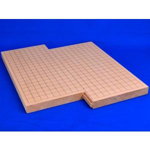 19路13路両用卓上囲碁盤 新かや1寸ハギ【囲碁将棋専門店の将碁屋