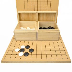 囲碁セット 将碁屋マット19路囲碁盤セット(プラ碁石)【囲碁将棋