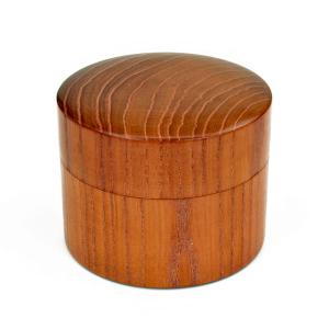 将棋駒箱(丸型) らいでん ※重厚なやや赤みがか...の商品画像
