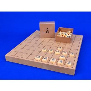 将棋セット　新桂1寸卓上将棋盤セット(プラ将棋駒王将)【囲碁将棋専門店の将碁屋】