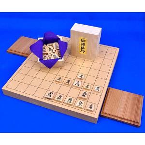 将棋セット 新桂1寸卓上将棋盤セット(将棋駒黄楊...の商品画像