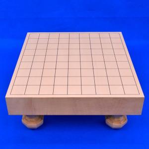 新桂2寸ハギ足付将棋盤セット(将棋駒樺材優良押...の詳細画像1