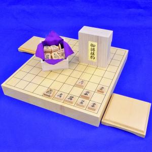 将棋セット ヒバ1寸5分卓上将棋盤セット【特売品...の商品画像