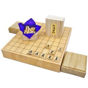 将棋セット 国産桧2寸卓上将棋盤セット(木製将棋...の商品画像