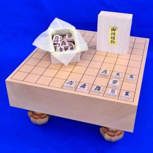 木製将棋セット 本桂3寸足付将棋盤セット【特売品...の商品画像