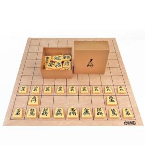 将棋セット　将碁屋マット将棋盤（花風柄）セット(プラ将棋駒王将)※少し艶やかな花風のような柄の塩ビ将棋盤セット