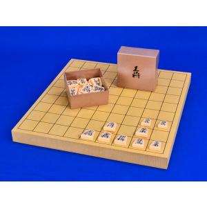 将棋駒 薩摩産本黄楊 一字彫駒 ※駒箱付【囲碁将棋専門店の将碁屋